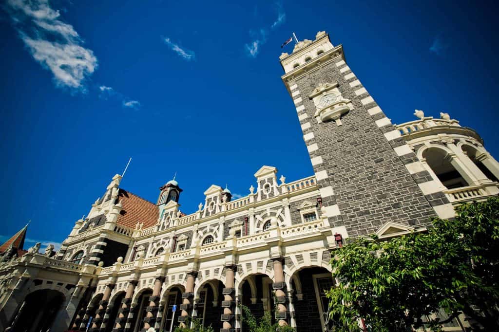Dunedin-Bahnhofsgebaude